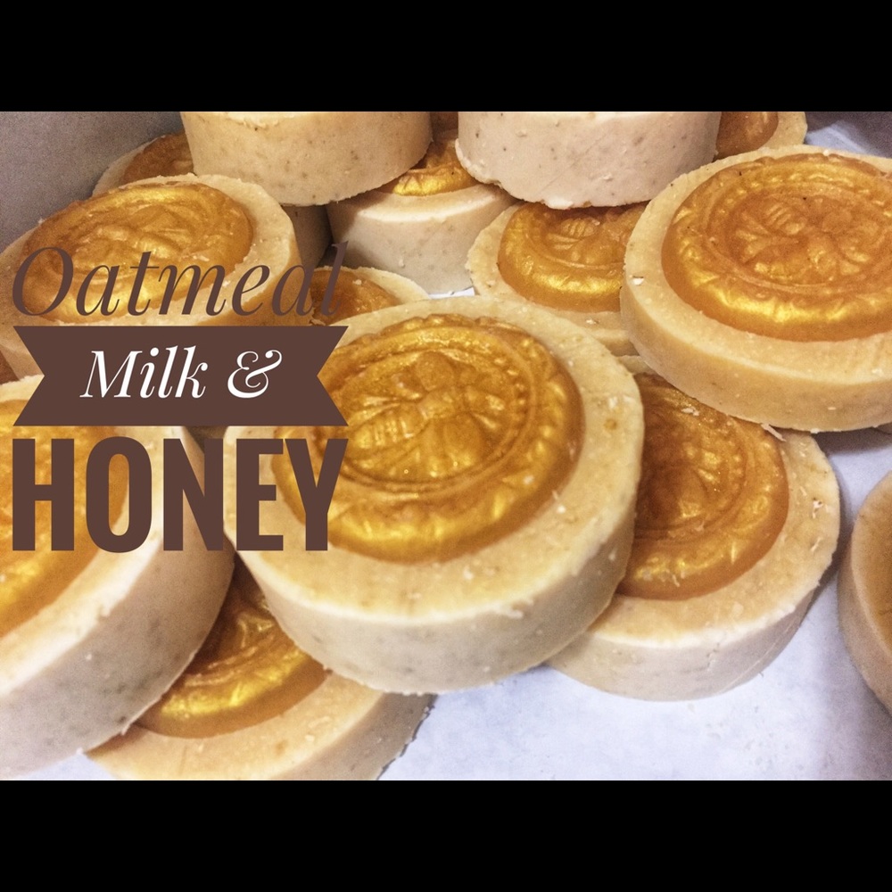 Oatmeal Milk and Honey handmade cold process soap